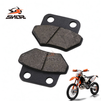 SNOR Bantalan Rem Depan Sepeda Motor Set 2 Buah untuk Sepeda Listrik Cina 50-150cc E-skuter Moped ATV Sepeda Motor Trail