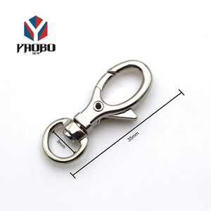 Many Styles of Swivel Eye Snap Hook Carabiner Lobster Clasps Metal Swivel Snap Hook