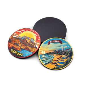 맞춤 인쇄 다게스탄 마카치칼라 기념품 유연한 자석 직사각형 모양 친환경 냉장고 자석 - Product Image 2