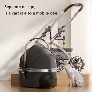 Poussette pliable et respirante pour animaux de compagnie, vente en gros du fabricant - Product Image 4