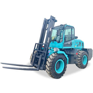 Succsun Profesional 6 <span class=keywords><strong>Ton</strong></span> Diesel Tracción en las cuatro ruedas Todoterreno Carretilla elevadora todo terreno - Product Image 2