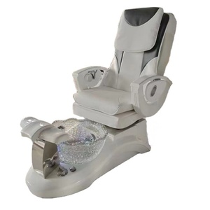 Mobilier de salon de beauté de luxe Kisen, noir, rose, blanc, marron, chaise de manucure électrique avec massage, chaise de pédicure pour salon de manucure SPA - Product Image 6
