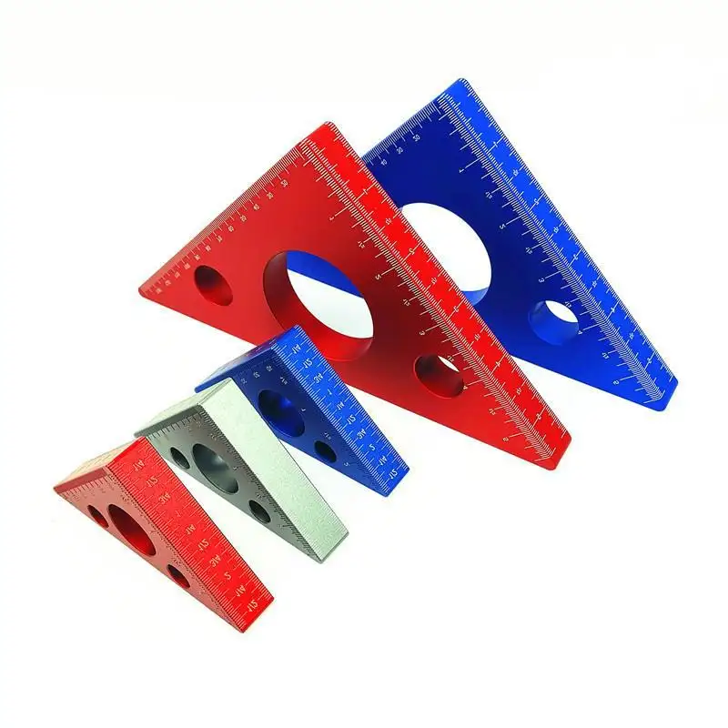 Multifunctional Aluminum Alloy Triangle Ruler Corner Block Square Diy Carpenter Tool For Woodworking