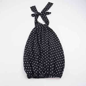 Haut dos nu sexy en maille transparente à pois noirs pour femme avec nœud papillon, idéal pour l'été, le quotidien et les soirées - Product Image 6