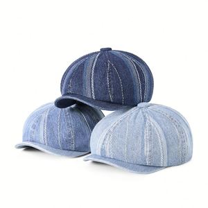 Boina vaquera retro, sombrero tridimensional con cara <span class=keywords><strong>modificada</strong></span> que combina con todo - Product Image 3