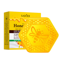 Savon artisanal au miel biologique naturel, enrichi en vitamine E, hydratant pour le visage et nettoyant pour le corps