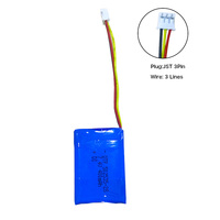 Batería de Polímero de Litio de Larga Duración 2S 3S 7.4V 400mAh con Placa de Protección PCM Integrada para Dispositivos Electrónicos Portátiles
