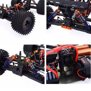<span class=keywords><strong>Coche</strong></span> de carreras eléctrico sin escobillas, juguete de <span class=keywords><strong>coche</strong></span> de control remoto a escala completa, Truggy RTR, modelo 9021-V3 1/8 2,4G 4WD 80 km/h - Product Image 4