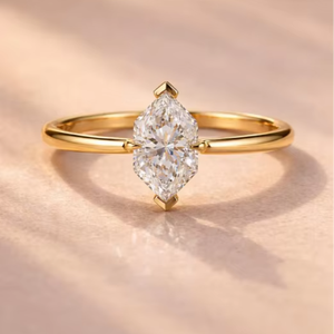 Round Lab Grown Diamond <b>Solitaire</b> Engagement <b>Ring</b> Rose Gold Plated IGI Certified Luxury Wedding & Party Jewelry - Product Image 2