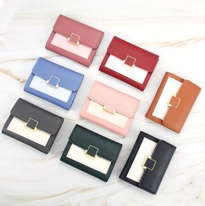 Wholesale Fashion Coin <b>Purse</b> Small Short Size PU Leather Women Wallet <b>Cute</b> Girls Card Bag Wallet - Product Image 1