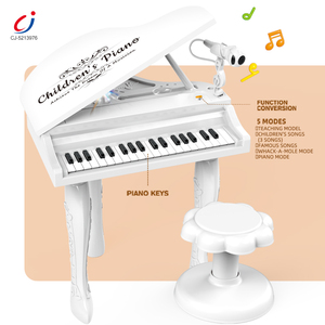 Jouet musical pour enfants Chengji : Clavier, instrument de musique, triangle éducatif <span class=keywords><strong>avec</strong></span> microphone, mini <span class=keywords><strong>piano</strong></span> pour l'apprentissage précoce des enfants - Product Image 3
