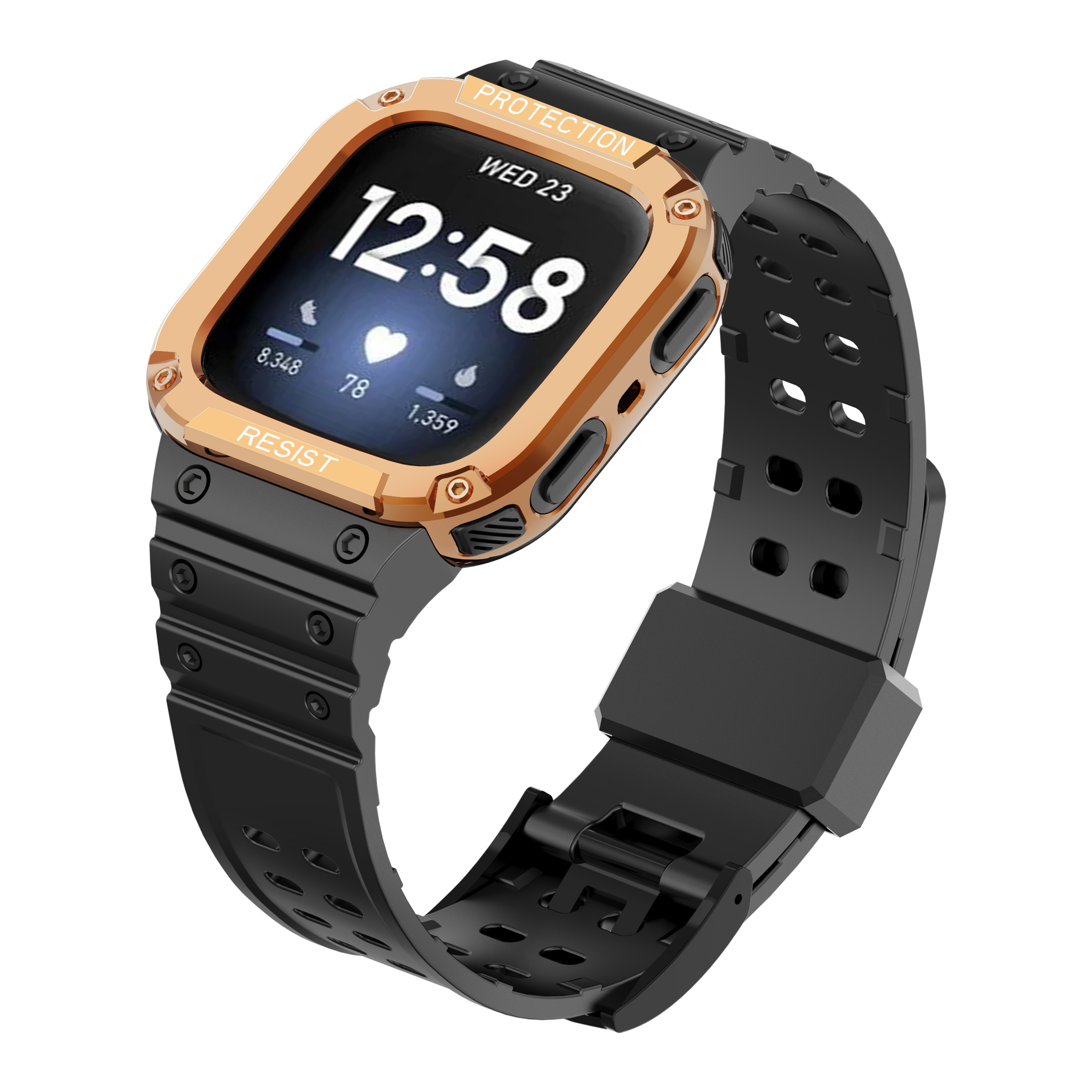 black+Rose gold