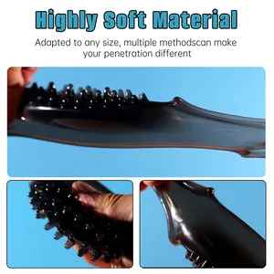 צעצועי מין להגדלת הפין עם הברגה, טבעת זין לגברים הומואים, מותחן, שרוול מאריך, קונדומים לשימוש חוזר, מוצרים למבוגרים - Product Image 4