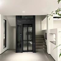 Ascenseur de villa sans machine, capacité 500 kg, démarrage et arrêt fluides, installation facile, ascenseur domestique