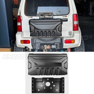 กล่องเก็บของท้ายรถสำหรับ Suzuki Jimny 3/5 ประตู ปี 2007-2025 กล่องเก็บของภายนอก กล่องใส่กระเป๋าเป้ขนาดเล็ก อุปกรณ์ตกแต่ง - Product Image 1
