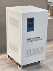 Bán Hot Single phase 120V 220V SVC 10KVA 15kVA Đồng servo động cơ tự động điều chỉnh điện áp ổn định với LCD hiển thị - Product Image 3