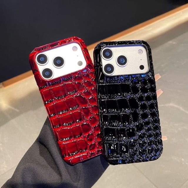 Phone Cases Luxury Crocodile Shockproof for iPhone