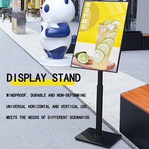 Adjustable height and angle display stand single-sided poster sign holder shop supermarket entrance billboard advertising stand - Product Image 2