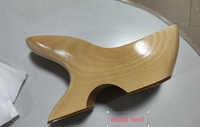 Sandales compensées sculpturales pour femme, style bois unique, à lacets, avec lanières cheville, talons gladiateur, bout ouvert, pour soirée et club