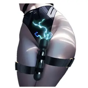 AV Stick Vibrator pemijat puting wanita, dapat dipakai legging orgasme mainan seks Butler hitam kendali jarak jauh getar listrik