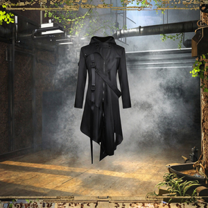 <span class=keywords><strong>Costume</strong></span> Steampunk Gothique Médiéval Victoria Trench Coat Frock Outwear Vintage Prince Pardessus Renaissance Veste Cape Halloween - Product Image 2