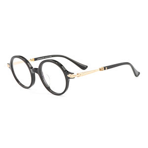 กรอบทรงกลมลายกระดองเต่าสำหรับผู้หญิงแว่นสายตายาวตามใบสั่งแพทย์ - Product Image 2