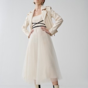 ZELIA BIKER แจ็คเก็ตประเภทการประมวลผลตกแต่งประเภทผ้าลักษณะการบรรจุวัสดุเชลล์ประเภทอุปทาน - Product Image 5