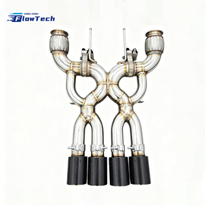 Sistema de escape de alto rendimiento, superventas, de acero inoxidable, tubo recto, Catback, para McLaren 720-765LT, sin válvula - Product Image 2