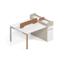 Bureau long moderne en bois massif, durable, convertible et réglable en hauteur