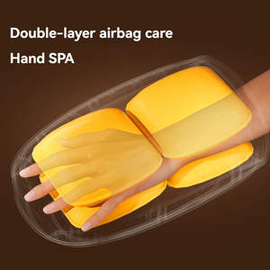 Mini airbag elettrico a pressione massaggiatore mani dito Plam a compressione a caldo strumento per massaggio Relax rilassare il dolore alla mano massaggiatore - Product Image 4