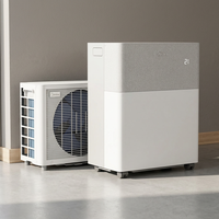 Aire Acondicionado Portátil Split Midea de 11 BTU, Frecuencia Variable, Refrigeración y Calefacción, Control Remoto, Compatible con Aplicaciones, Clase A+++ COP