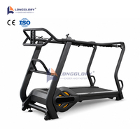Tapis de course à résistance par parachute non motorisé CE ISO pour usage commercial, idéal pour l'entraînement HIIT et les sprints en salle de sport