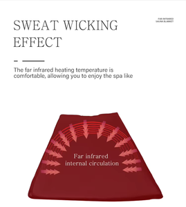 Manta de Sauna Infrarroja Profesional de 3 Zonas con Alivio del Dolor Corporal Completo, Máquina de Belleza y Desintoxicación - Product Image 4