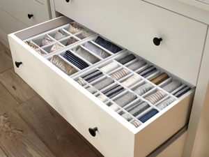 Organizador de cajones para ropa interior, calcetines y sujetadores, divisor de ropa, organizador de tela plegable para armario, caja de almacenamiento para cajones - Product Image 4