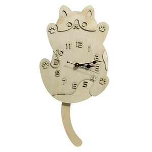 Factory Customized Mini Home Wood Fashion Decorative Unfinished Digital White Blank Wall <strong>Diy</strong> <strong>Clock</strong> - Product Image 3