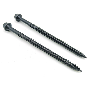 # Vis <span class=keywords><strong>de</strong></span> fixation pour <span class=keywords><strong>bois</strong></span> 14 x <span class=keywords><strong>4</strong></span>, lot <span class=keywords><strong>de</strong></span> 50, vis à tête hexagonale, vis pour <span class=keywords><strong>bois</strong></span> résistantes à la rouille pour <span class=keywords><strong>bois</strong></span>, rondins et aménagements paysagers (noir) - Product Image 3
