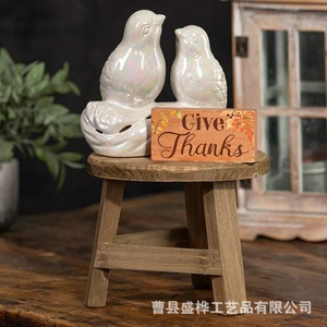 ขาตั้งต้นไม้ไม้จริงทรงกลม โต๊ะกลางแจ้งรักษ์โลก รุ่น A408 - Product Image 3
