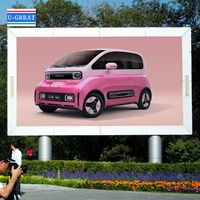 Pas étanche haute définition 5mm extérieur P5 panneau d'affichage LED de publicité de rue SMD polychrome