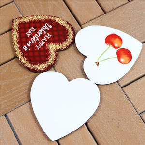 MDFSUB 4mm עובי, פלטת עץ ידידותית לסביבה להדפסת סובלימציה, 100x100mm, צורה לא סדירה, גב שעם, במלאי - Product Image 4