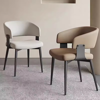 Luxuriöser High-End Hotelstuhl – Esszimmerstuhl mit Rückenlehne für Zuhause, nordisch modern, minimalistisch