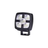 Lampes de travail LED robustes étanches IP68 pour la construction, les mines, lampes de travail 9-80V avec lentille jaune