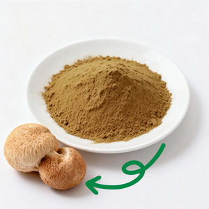 <span class=keywords><strong>Hericium</strong></span> séché de qualité alimentaire extrait de champignon crinière de lion poudre à base de plantes variété de myrtille vitamine bouteille active récipient en verre à tambour - Product Image 2