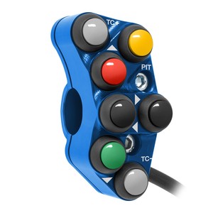 สวิตช์แฮนด์รถแข่งด้านซ้ายสำหรับอาพริเลีย ทูโน 660(สีน้ำเงิน) - Product Image 3