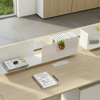Elegante e contemporanea postazione di lavoro scrivanie da ufficio per squadre di Co-Working e ufficio universitario
