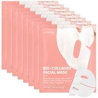 Masque facial bio-collagène transparent hydratant et nourrissant en profondeur pour une peau éclatante en une nuit