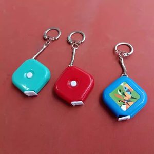 Xách tay 1.5 mét mềm ABS mini cán đứng Băng đo Nhật Bản Chim Keychain Metric <span class=keywords><strong>mm</strong></span> Hệ thống đo lường hộp Cai Trị - Product Image 2