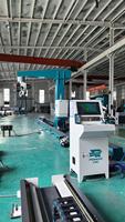 Station de soudage robotisée de type cantilever pour grandes pièces, pour assemblage horizontal et vertical de composants en acier structurel