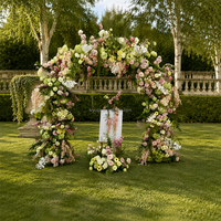 Décorations de mariage pour la maison, boules de fleurs, centres de table pour mariage, décorations de table
