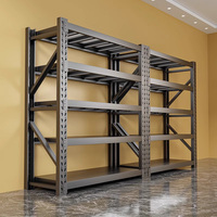 Étagère de rangement multi-niveaux personnalisable, robuste, pour la maison, le sous-sol, l'entrepôt, organisateur express