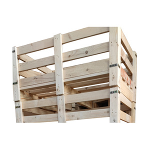 Caja de madera Ji Shun 1090x1090x1120mm, caja de madera contrachapada con rejilla para transporte logístico - Product Image 1